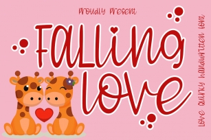 Falling Love Quirky Handwritten Font Font Download