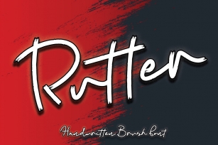 Rutter Font Download