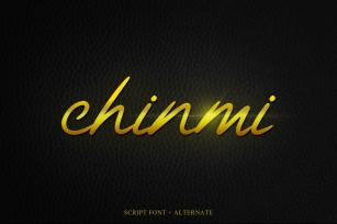 Chinmi Script Font Font Download