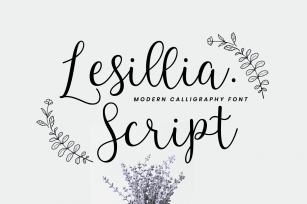 Lesillia Script Font Download