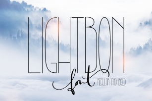 Lightbon Modern Font Font Download