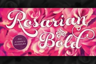 Rosarian Bold Font Download
