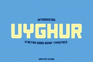 Uyghur - Retro Font Font Download