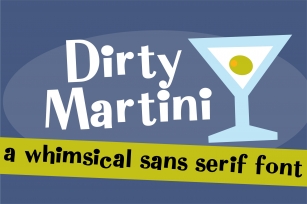 ZP Dirty Martini Font Download