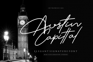 Austin Signature Font Font Download