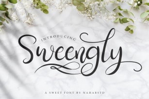 Sweengly - Sweet Script Font Font Download