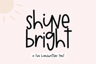Shine Bright - A Quirky Handwritten Font Font Download