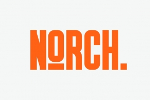 GR Norch - Sports Display Font Font Download