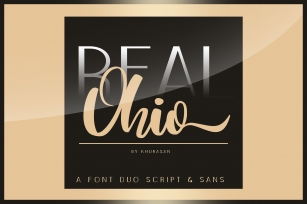Real Ohio Font Duo Font Download
