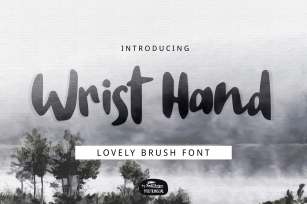 Wrist Hand Brush Font Font Download