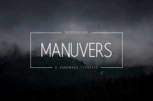 Manuvers - Handmade Sans Font - Font Download
