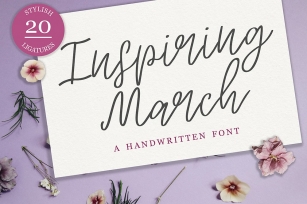 Inspiring March Font Download