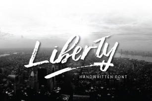 Liberty Brush Font Download