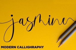Jasmine  Modern Calligraphy Font Download