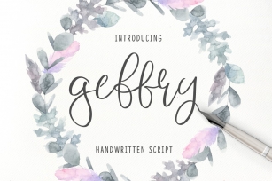 Geffry Script Font Download