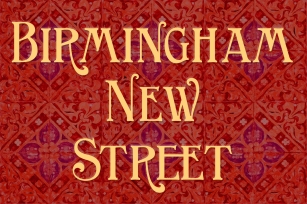 Birmingham New Street Family Font Download