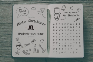 Mister Sketchnote Handwritten Font Font Download