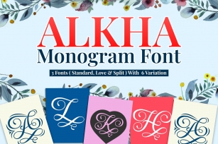 Alkha Monogram Font Download