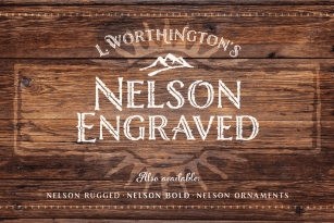 Nelson Engraved Font Download