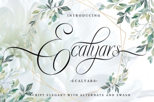 Ecalyars Font Download