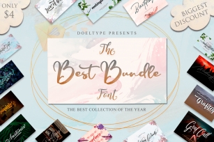 The Best Font Bundle Collection Font Download