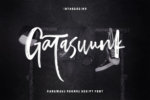Gatasuunk New Brush Font Font Download