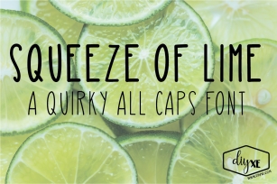 Squeeze Of Lime Font Download