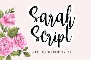 Sarah Script Font Download