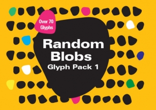 Random Blobs 1 Font Download