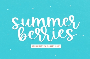 Summer Berries Font Download