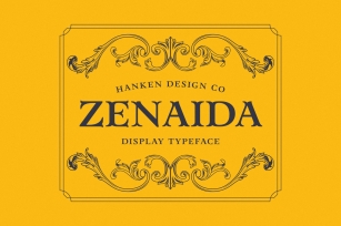 Zenaida Typeface Font Download