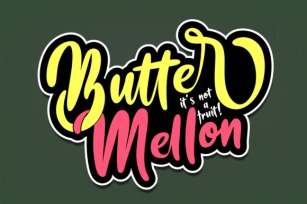 Butter Mellon Font Download