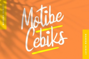 Motibe Cebiks Font Download