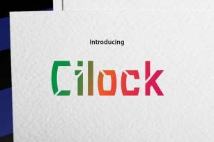 Cilock Font Download