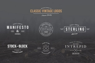 Classic Vintage Logos Font Download