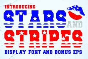 Stars and Stripes Font Download
