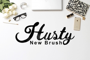 Husty Brush Font Download