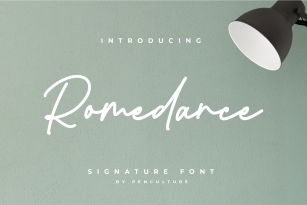 Romedance Signature Font Font Download