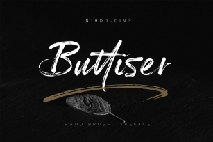 Buttiser Brush Font Font Download
