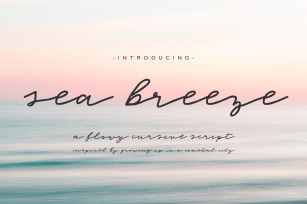 Sea Breeze Signature Style Script Font Download