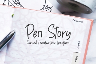 Pen Story - Casual Handwriting Font Download