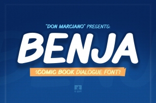 Benja - Comicbook Font Download
