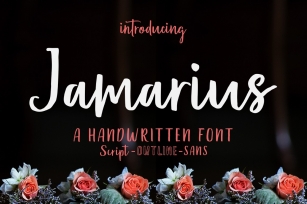 Jamarius Script - A Handwritten Font Font Download