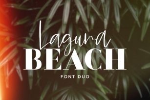Laguna Beach Font Duo Font Download