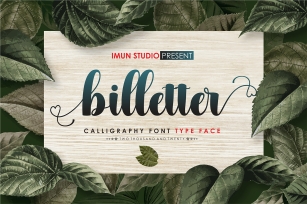 billetter Font Download