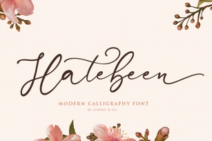 Hatebeen - Modern Script Font Font Download