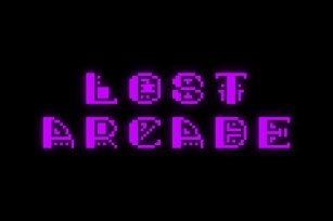 Lost Arcade Black Font Download