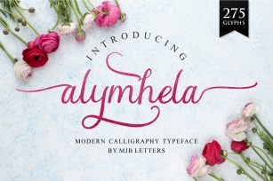 Alymhela Beautiful Script Font Download