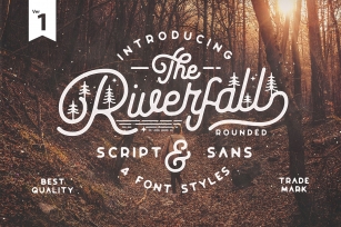 Riverfall Rounded Script and Sans 4 Typeface Ver.1 Font Download
