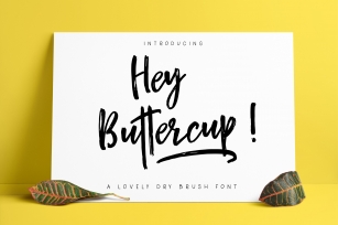 Hey Buttercup! Font  Extras Font Download